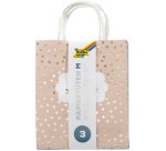 Sacs en papier HOTFOIL,papier kraft, 120 x 55 x 150 mm