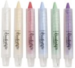 Set de crayons craie, assorti, étui de 6