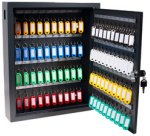 Armoire à clés Deluxe, pour 100 clés, gris foncé