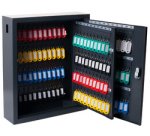 Armoire à clés Deluxe, pour 100 clés, gris foncé