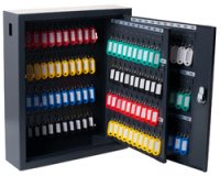 Armoire à clés Deluxe, pour 150 clés, gris foncé