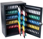 Armoire à clés Deluxe, pour 300 clés, gris foncé