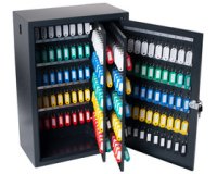 Armoire à clés Deluxe, pour 300 clés, gris foncé