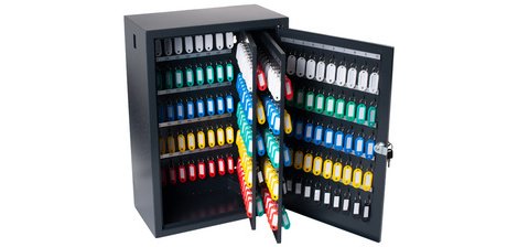 Armoire à clés Deluxe, pour 300 clés, gris foncé