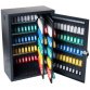 Armoire à clés Deluxe, pour 300 clés, gris foncé
