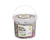 Perles à repasser, 12.000 pièces, en seau, assorti
