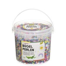 Perles à repasser, 12.000 pièces, en seau, assorti