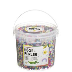 Perles à repasser, 12.000 pièces, en seau, assorti