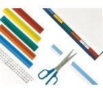 Cavaliers auto-adhésifs pour onglets Esselte transparent - Paquet de 5