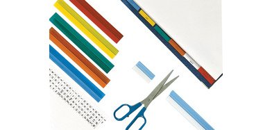 Cavaliers auto-adhésifs pour onglets, assorti