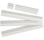 Cavaliers auto-adhésifs pour onglets Esselte transparent - Paquet de 5