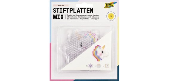 Plaques pour perles à repasser BASIC PETIT, assorti