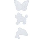 Plaques pour perles à repasser MONDE ANIMAL, assorti