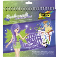 Livre pochoir 'Monde magique', grand