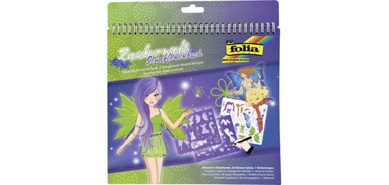 Livre pochoir 'Monde magique', grand