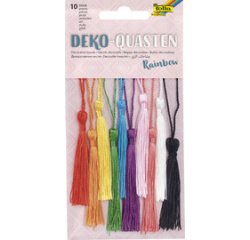 Glands décoratifs 'RAINBOW', assorti de 10