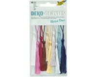 Glands décoratifs 'METAL CHIC', assorti de 10