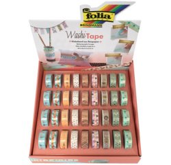 Ruban autocollant Washi-Tape HOTFOIL, en présentoir