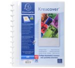 Protège-documents à anneaux et pochettes détachables KreaCover® 60 vues - A4 - Blanc