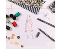 Feutre à pigment, étui de 6,