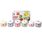 KiDS Kit de gouache au doigt, 100 ml, kit de 4