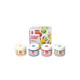 KiDS Kit de gouache au doigt, 100 ml, kit de 4