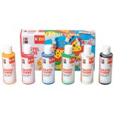 Plakkaatverf voor kinderen KIDS 80 ml - kit van 6 stuks