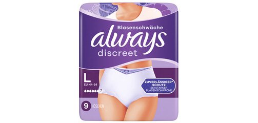 discreet Culotte pour incontinence Plus, taille: L