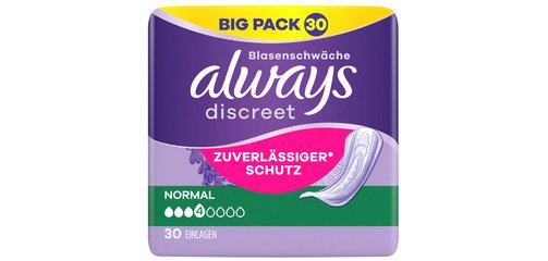 discreet Serviette pour fuites urinaires Normal