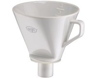 Filtre à café Aroma plus, porcelaine, blanc
