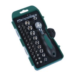 BRÜDER MANNESMANN Jeu clés à douilles & embouts, 38 pièces