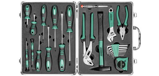 BRÜDER MANNESMANN Kit d'outils, 24 pièces, dans un coffret