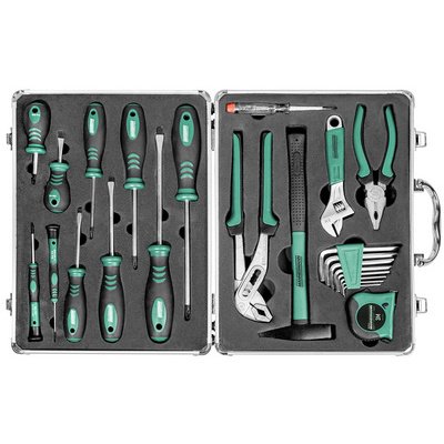 BRÜDER MANNESMANN Kit d'outils, 24 pièces, dans un coffret