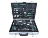 BRÜDER MANNESMANN Malette à outils, 124 pièces, coffre alu