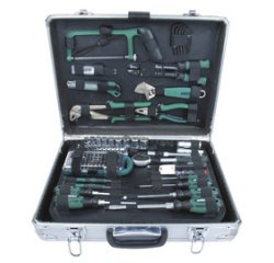 De_mannesmann malette à outils, 124 pièces, coffre alu