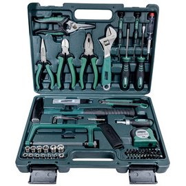 BRÜDER MANNESMANN Jeu d'outils, 74 pièces, dans un coffret