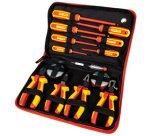 BRÜDER MANNESMANN Pochette avec kit d'outils VDE, 14 pièces