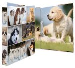 Classeur à anneaux 'Animals' - chiens, A4, mécanisme à