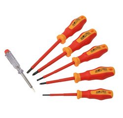 Schroevendraaierset VDE BRÜDER MANNESMANN, 6 stuks