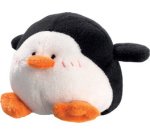 Eponge pour tableau peluche 'Pinguin', noir/blanc