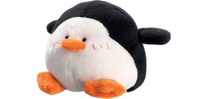Eponge pour tableau peluche 'Pinguin', noir/blanc