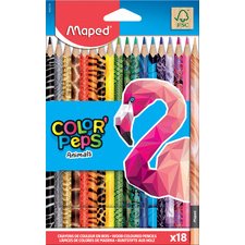 Crayon de couleur triangulaire COLOR'PEPS Animals