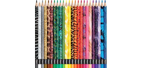 Crayon de couleur triangulaire COLOR'PEPS Animals