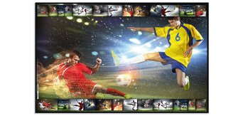 Sous-main 'football', (L)550 x (H)350 mm