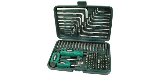 BRÜDER MANNESMANN Jeu d'embouts, 139 pièces, boîte