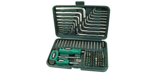 BRÜDER MANNESMANN Jeu d'embouts, 139 pièces, boîte