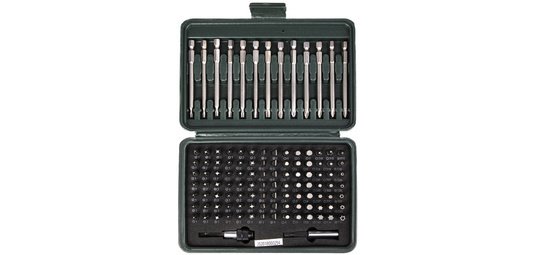 BRÜDER MANNESMANN Jeu d'embouts, 113 pièces, boîte