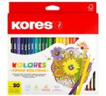 Crayons de couleur triangulaires 'Hobby Koloring',