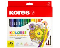 Crayons de couleur triangulaires 'Hobby Koloring',