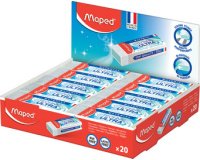 Gomme en plastique Technic Ultra, blanc, présentoir de